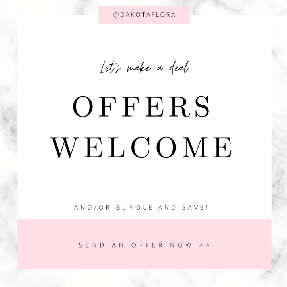 Offers Welcome!